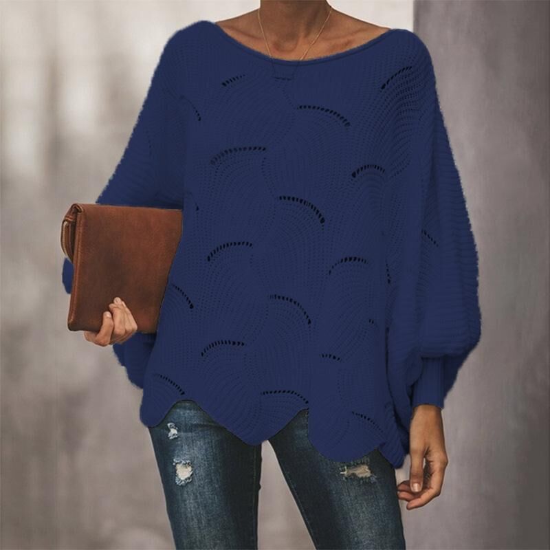 Pull Fin Fluide à Manches Chauve-Souris – photo du produit 3