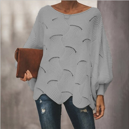 Pull Fin Fluide à Manches Chauve-Souris – photo du produit 7