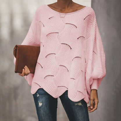 Pull Fin Fluide à Manches Chauve-Souris – photo du produit 9