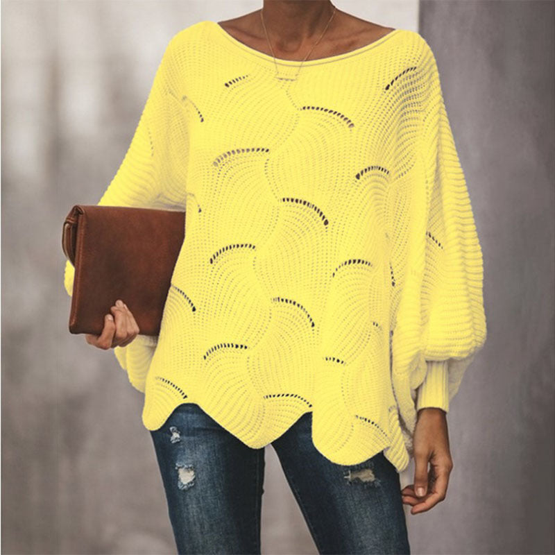 Pull Fin Fluide à Manches Chauve-Souris – photo du produit 4